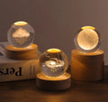 3D Crystal Ball Galaxy Night Light