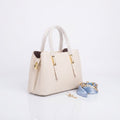 Elegant Women's Leather Handbag with Shoulder Strap