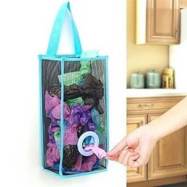Wall-Mounted Grocery Bag & Multi-Purpose Dispenser