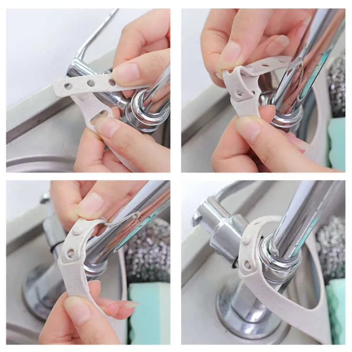 Double-Layer Sink Hanging Basket – Adjustable Sponge & Soap Drain Organizer