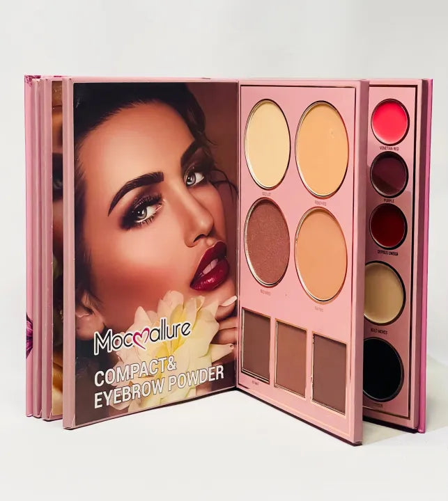 Mocallure 5-in-1 Makeup Book Palette – Complete All-in-One Beauty Kit