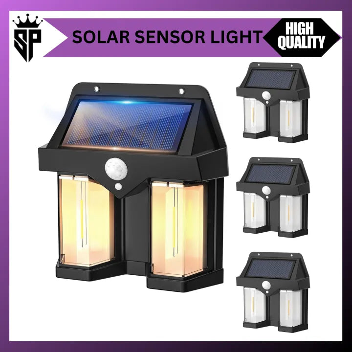 Solar Motion Sensor Wall Light